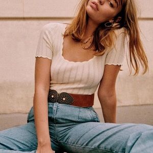 Sezane Anil Jumper - Cream - XS